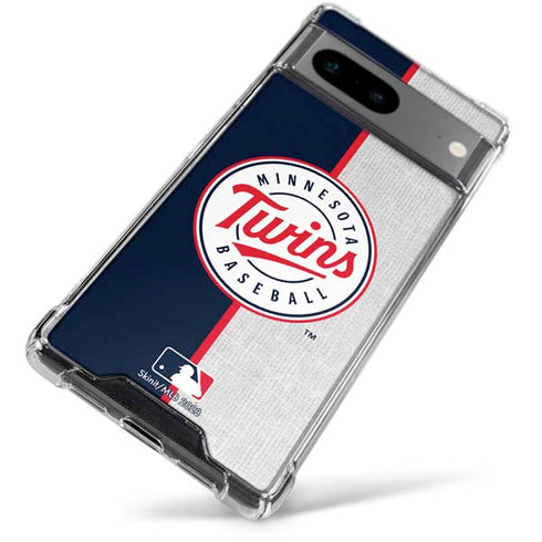 MLB Minnesota Twins Split Google Pixel 8 Clear Case